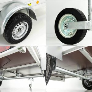 Koch Motorradanhänger 125x250cm 750kg | Typ U4 M – Bild 10