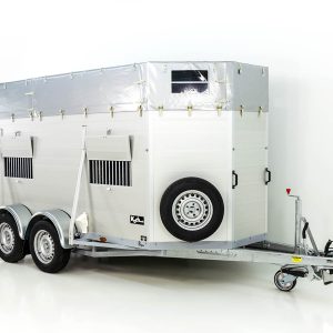 Koch Alf Profi Przyczepa do bydła 185x500 cm | Wys. 185 cm | 3,5t | Kombi-rampa - obrazek 1