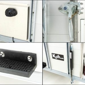 Koch Alf Profi Przyczepa do bydła 185x500 cm | Wys. 185 cm | 3,5t | Kombi-rampa - obrazek 14