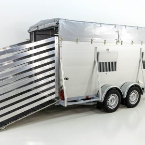 Koch Alf Profi Przyczepa do bydła 185x500 cm | Wys. 185 cm | 3,5t | Kombi-rampa - obrazek 2