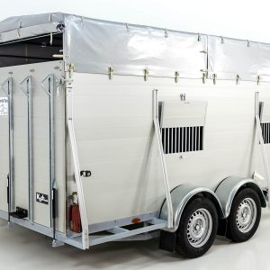Koch Alf Profi Przyczepa do bydła 185x500 cm | Wys. 185 cm | 3,5t | Kombi-rampa - obrazek 4