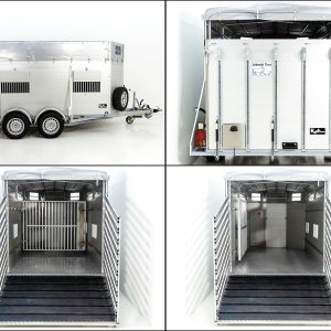Koch Alf Profi Przyczepa do bydła 185x500 cm | Wys. 185 cm | 3,5t | Kombi-rampa - obrazek 7