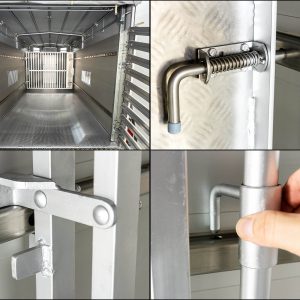 Koch Alf Profi Przyczepa do bydła 185x500 cm | Wys. 185 cm | 3,5t | Kombi-rampa - obrazek 9