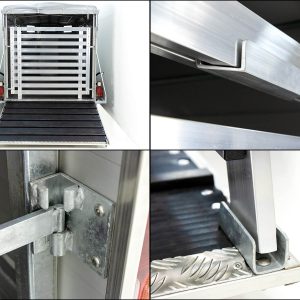 Koch Alf Profi Przyczepa do bydła 185x500 cm | Wys. 185 cm | 3,5t | Kombi-rampa - obrazek 10