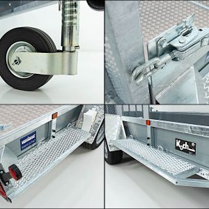 Variant Baumaschinenanhänger Maxi Load 180x400 3,5t | Rampe | Aluboden | Beavertail – Bild 9