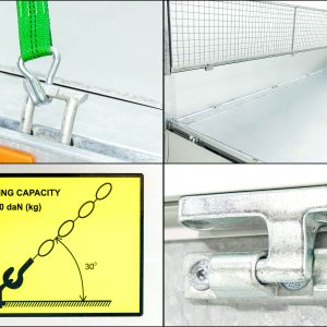 Debon Dreiseitenkipper 180x360 3,5t | E-Pumpe | Gitter – Bild 5
