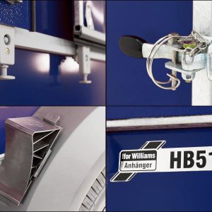 Ifor Williams Przyczepa do koni HB511 | Niebieska | Przednie wyjście - obrazek 9