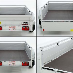 Koch Anhänger mit Plane 125x250cm 750kg | Typ U4 | Flachplane Profi weiß – Bild 11
