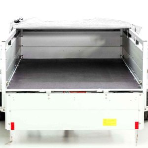 Koch Anhänger mit Plane 125x250cm 750kg | Typ U4 | Flachplane Profi weiß – Bild 6