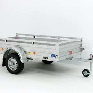 Koch Anhänger mit Plane 125x250cm 750kg | Typ U4 | Flachplane Profi hellblau – Bild 5