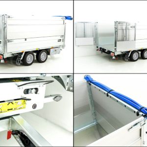 Twintrailer wywrotka tylna Multi TT30-30 3,0t | 183x309x40 | Nadstawka 80cm - obrazek 14