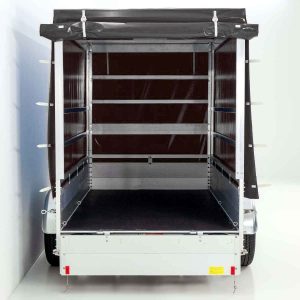 Koch Anhänger mit Plane 150x300cm 2600kg | Typ 7.26 | Hochplane 180 cm - Anthrazit – Bild 2