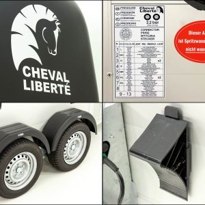 Cheval Liberte Pferdeanhänger Touring One 1,5er | Pullman-Fahrwerk | Frontausstieg | schwarz – Bild 9