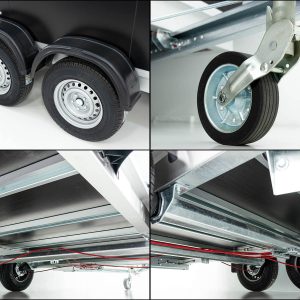 Vezeko Kofferanhänger 204x405cm H:205cm 2,7t | Schwarz – Bild 9