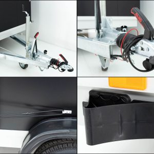 Vezeko Kofferanhänger 204x405cm H:205cm 2,7t | Schwarz – Bild 10
