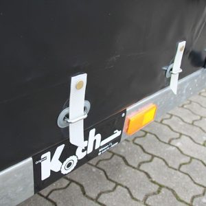 Vezeko Absenkanhänger 162x272x155 1,3t Hochplane schwarz – Bild 3