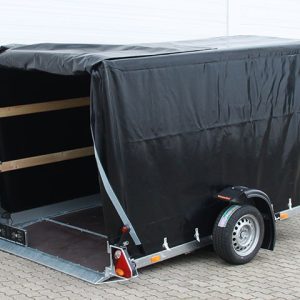 Vezeko Absenkanhänger 162x272x155 1,3t Hochplane schwarz – Bild 6