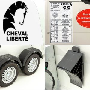 Cheval Liberte Pferdeanhänger Touring One 1,5er | Pullman-Fahrwerk | Frontausstieg | weiß – Bild 9
