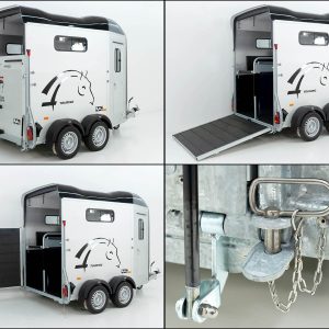 Cheval Liberte Pferdeanhänger Touring Jumping | Pullman-Fahrwerk | Sattelkammer | schwarz – Bild 17