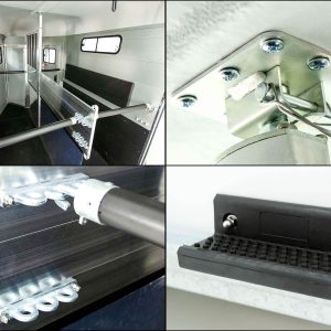 Cheval Liberte Pferdeanhänger Touring Jumping | Pullman-Fahrwerk | Sattelkammer | schwarz – Bild 4