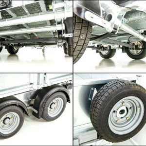 Ifor Williams wywrotka tylna TT 3017 170x300cm 3,5t | Pompa elektryczna | Nadstawka 80cm - obrazek 6