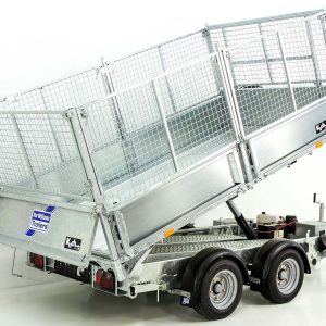 Ifor Williams wywrotka tylna TT 3017 170x300cm 3,5t | Pompa elektryczna | Nadstawka siatkowa 80cm - obrazek 7