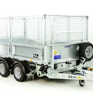 Ifor Williams wywrotka tylna TT 3017 170x300cm 3,5t | Pompa elektryczna | Nadstawka siatkowa 80cm