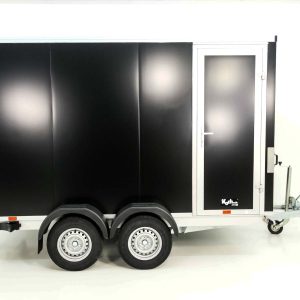 Vezeko Kofferanhänger 184x355cm Höhe:205cm 2,7t | Tür/Rampe | Schwarz – Bild 13
