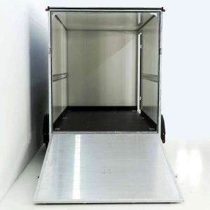 Vezeko Kofferanhänger 184x355cm Höhe:205cm 2,7t | Tür/Rampe | Schwarz – Bild 14