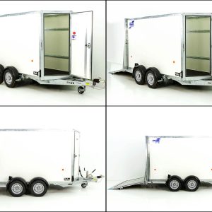 Ifor Williams Kofferanhänger BV 125 147x360cm H:183cm 2,7t Klappenkombi – Bild 11