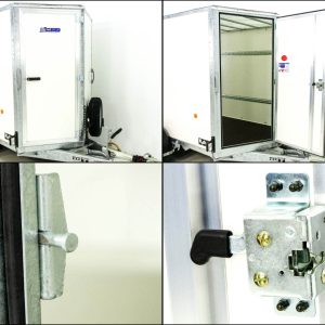 Ifor Williams Kofferanhänger BV 125 147x360cm H:183cm 2,7t Klappenkombi – Bild 13