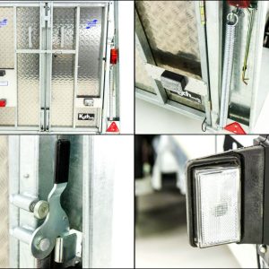 Ifor Williams Kofferanhänger BV 125 147x360cm H:183cm 2,7t Klappenkombi – Bild 16