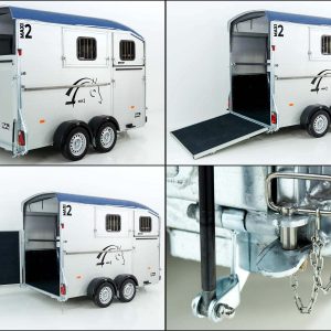 Cheval Liberte Pferdeanhänger MAXI 2 | blau – Bild 10