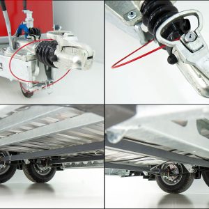 Ifor Williams Przyczepa do koni HBX 511 | Siodlarnia | Nowy model | Czerwona - obrazek 10