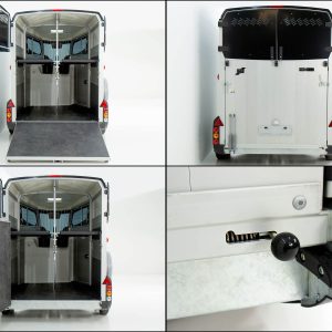 Ifor Williams Przyczepa do koni HBX 511 | Siodlarnia | Nowy model | Czerwona - obrazek 7