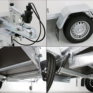 Blyss Kofferanhänger 750kg ungebremst 135x248cm Höhe:150cm – Bild 14
