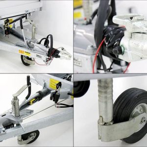 Variant Dreiseitenkipper VDK 168x320 3,5t | Blattfedern | E-Pumpe | Rampenschacht | Gitter – Bild 8