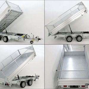 Variant Dreiseitenkipper VDK 168x320 3,5t | Blattfedern | E-Pumpe | Rampenschacht | Gitter – Bild 4