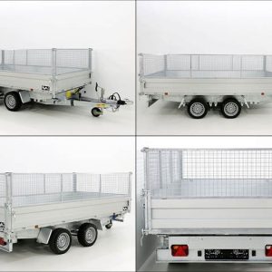 Variant Dreiseitenkipper VDK 168x320 3,5t | Blattfedern | E-Pumpe | Rampenschacht | Gitter – Bild 5