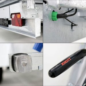 Variant Dreiseitenkipper VDK 168x320 3,5t | Blattfedern | E-Pumpe | Rampenschacht | Gitter – Bild 6