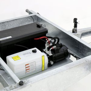 Variant Dreiseitenkipper VDK 168x320 3,5t | Blattfedern | E-Pumpe | Rampenschacht | Gitter – Bild 12