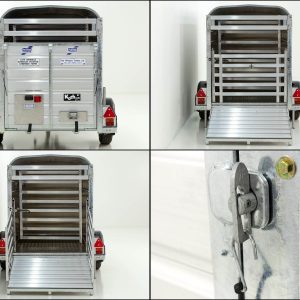 Ifor Williams Schaf- und Kälberanhänger P8G 124x250 cm Höhe: 153 cm | 1,4t – Bild 6