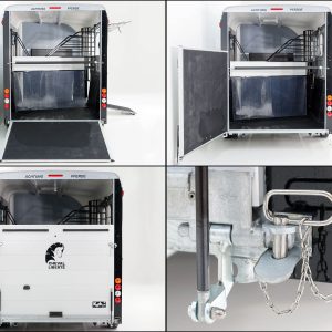 Cheval Liberte Pferdeanhänger Maxi 3 | 3 Pferde | Pullmann 2 Fahrwerk | schwarz – Bild 12