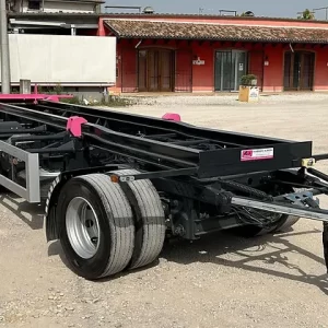 Cardi Roll-Off-Trailer mit Luftfederung (Länge: 9,27 m) – Bild 4