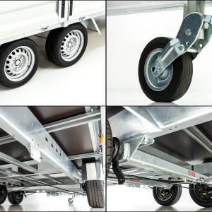Variant Hochlader Anhänger 3521 X6 | 205x615 cm | 3,5t | Pro-Line Blattfedern – Bild 7