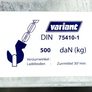 Variant Hochlader Anhänger 3521 X6 | 205x615 cm | 3,5t | Pro-Line Blattfedern – Bild 3