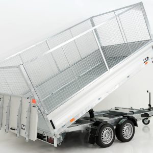 Vezeko Multidreiseitenkipper VMDK35.3 | 185x350cm 3,5t | Ladefläche kippbar | Gitteraufsatz – Bild 9