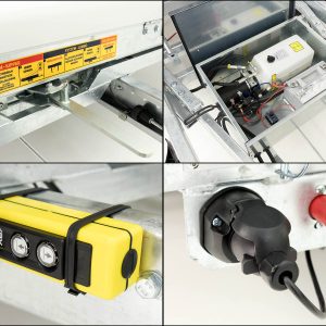 Vezeko Multidreiseitenkipper VMDK35.3 | 185x350cm 3,5t | Ladefläche kippbar | Gitteraufsatz – Bild 18