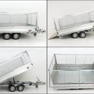 Vezeko Multidreiseitenkipper VMDK35.3 | 185x350cm 3,5t | Ladefläche kippbar | Gitteraufsatz – Bild 15