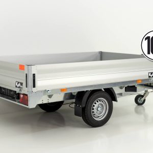 Vezeko Hochlader Anhänger DX13.3 | 162x317 cm | 1,3t – Bild 1